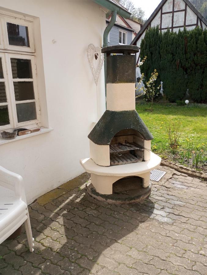 Ferienhaus Am Fluss Mit Traumhafter Dachterrasse ,Garten Und Grill Walkenried Exteriér fotografie